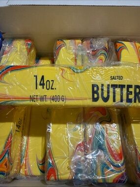 Salted Butter 14 oz - Bright Yellow Packaging